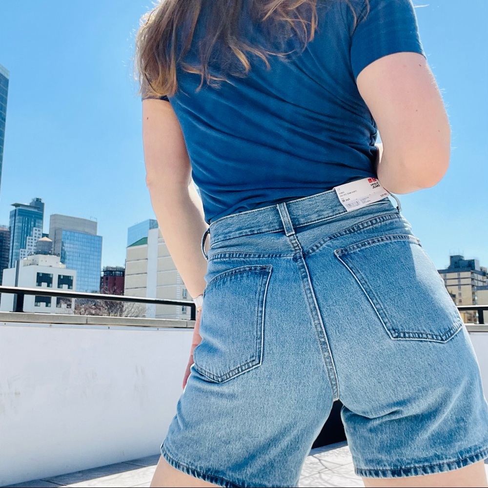 Uniqlo Mom's Shorts A-line High Waisted - Picture 15 of 16